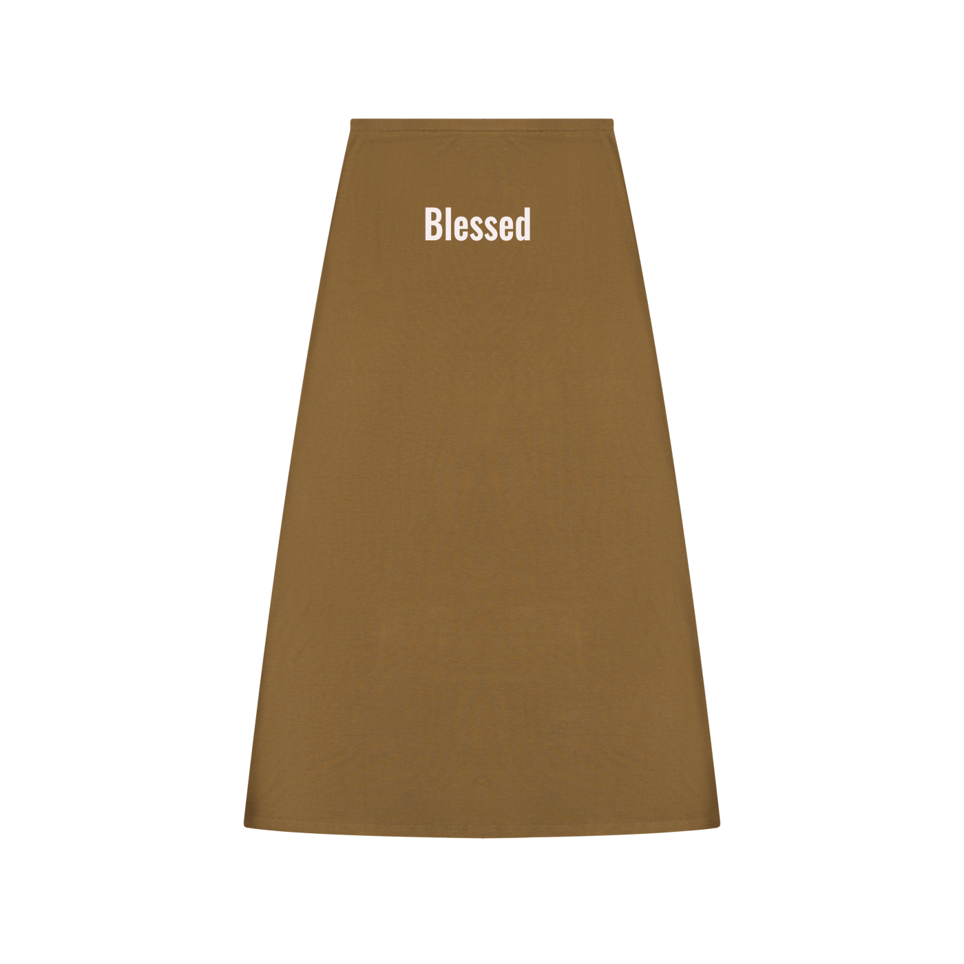 Women's Solid Color Knit Maxi Skirt