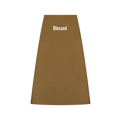Women's Solid Color Knit Maxi Skirt