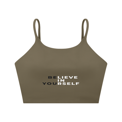 Spaghetti Strap Yoga Sports Bra