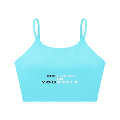 Spaghetti Strap Yoga Sports Bra