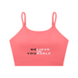 Spaghetti Strap Yoga Sports Bra