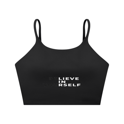 Spaghetti Strap Yoga Sports Bra