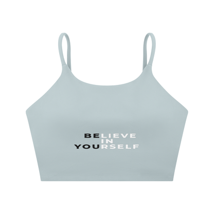Spaghetti Strap Yoga Sports Bra