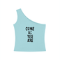 Women's One-Shoulder Crop T-Shirt