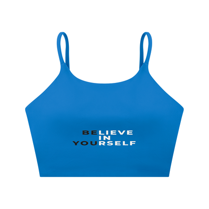Spaghetti Strap Yoga Sports Bra