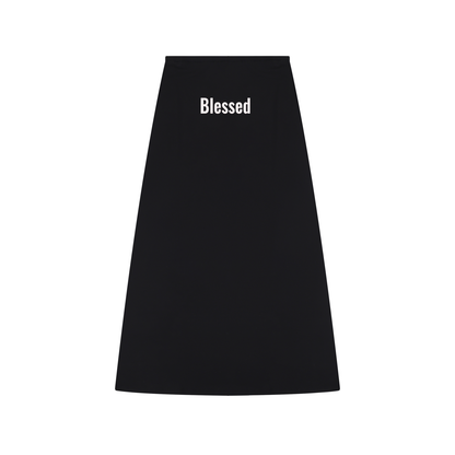Women's Solid Color Knit Maxi Skirt